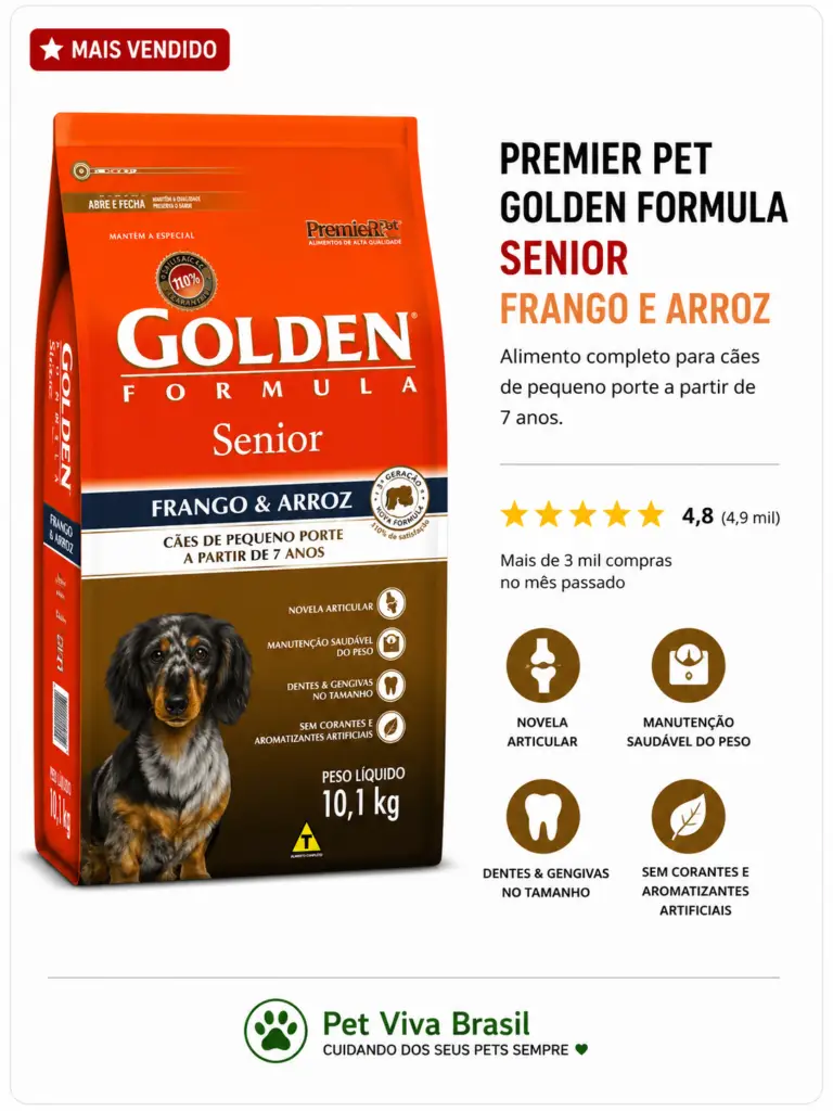 ração senior peq